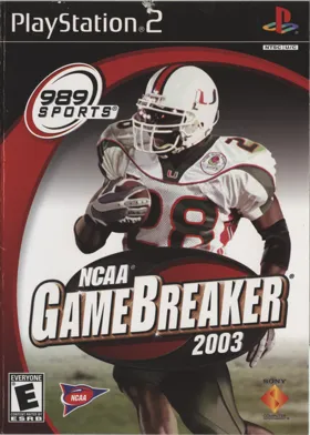 NCAA GameBreaker 2003 box cover front